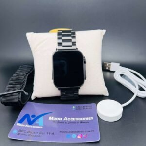 ULTRA SMARTWATCH WATCH SERIES 8 WITH ROLEX CHAIN (Black)